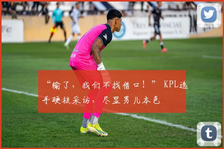 “输了,我们不找借口!” KPL选手硬核采访,尽显男儿本色